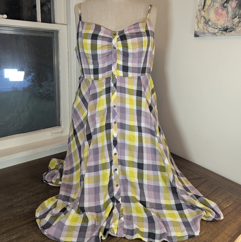 Torrid Multicolor Plaid Dress